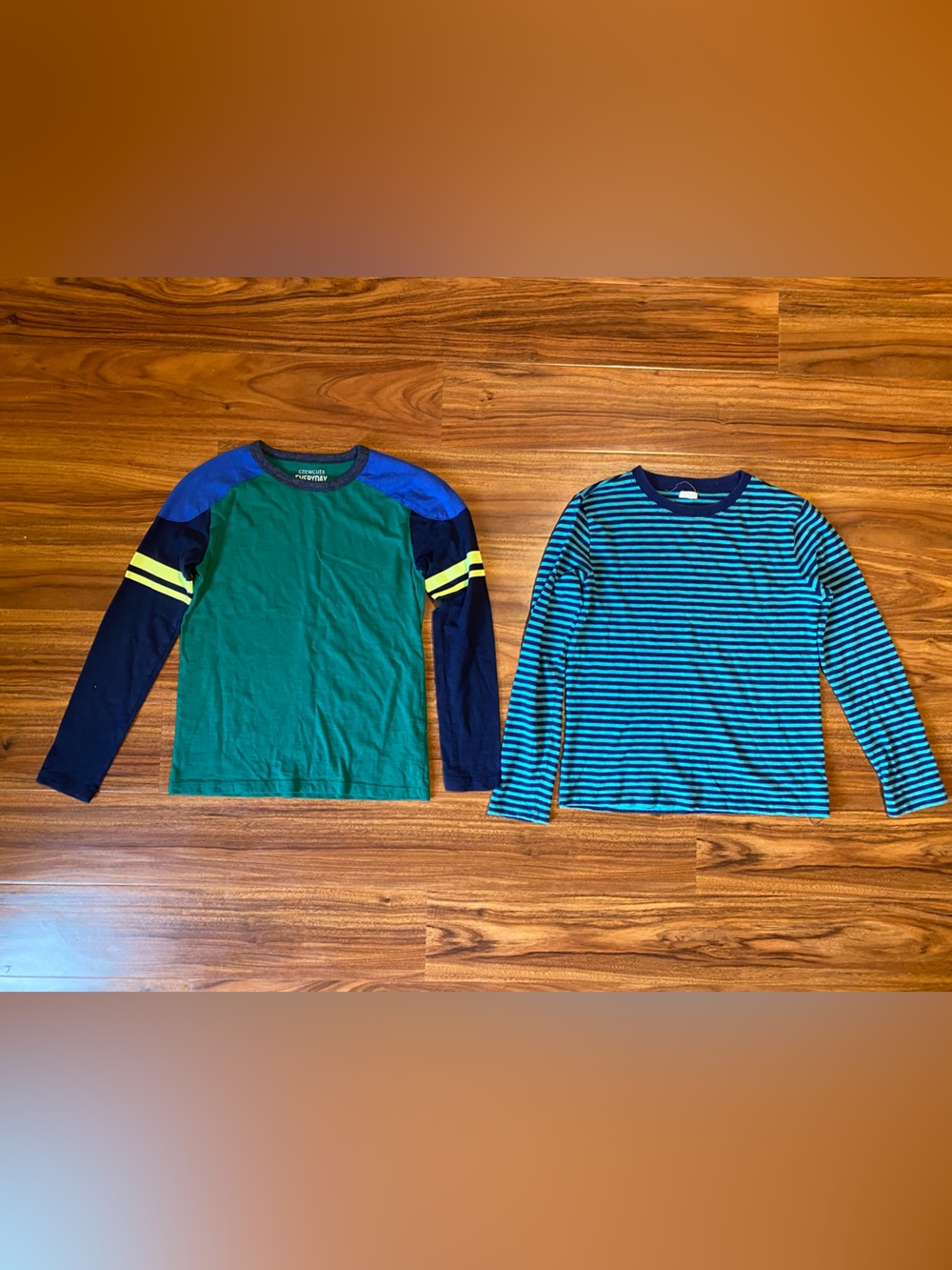 J Crew Crewcuts 2 Boys 10 striped long sleeve t shirts tee shirt